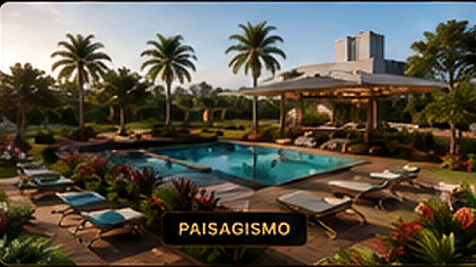 Paisagismo de resort